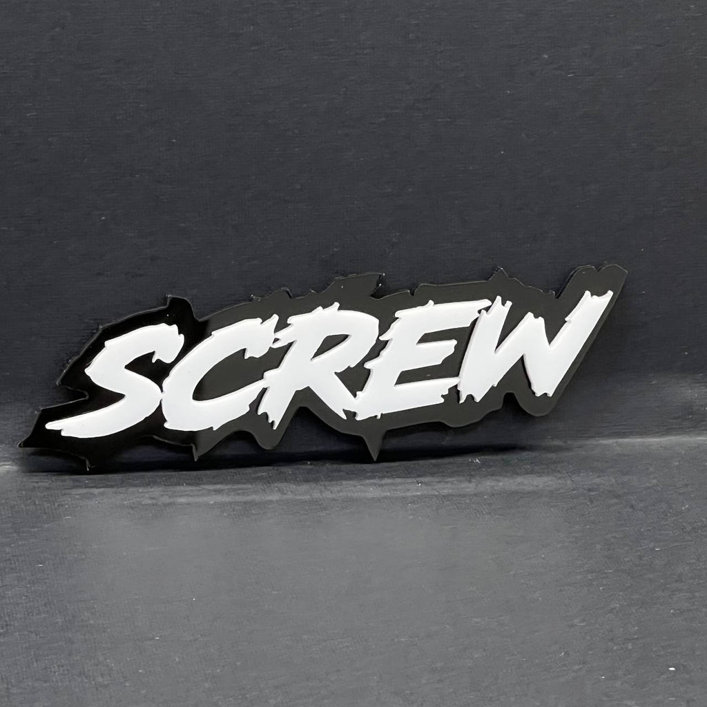 1PC SCREW Emblem Custom Fender or Tailgate Badge for Car SUV or Truck
