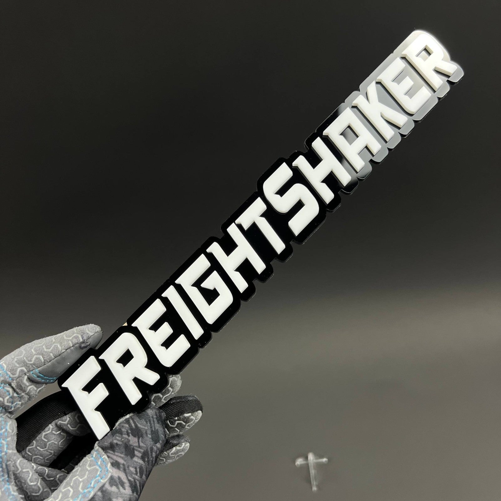 1PC FREIGHTSHAKER 3D Acrylic Badge – Car Truck Fender Tailgate Trunk Sticker 
