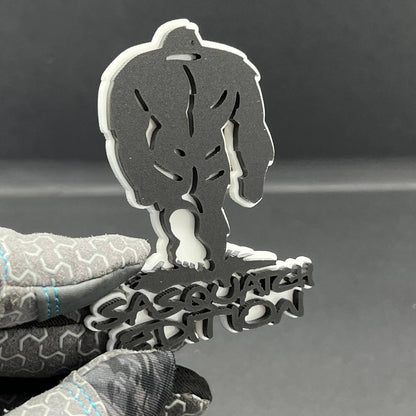 1PC SASQUATCH EDITION Emblem – 3D Acrylic Off-Road Badge for Truck SUV