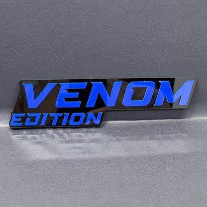 1PCS Venom Edition Emblem – 3D Car Badge Decal Sticker Multicolor Custom Look