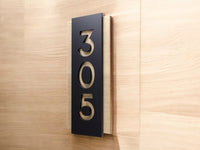 Sign for Hotel Signage made of wood & acrylic Room Number Sign Apartment Door