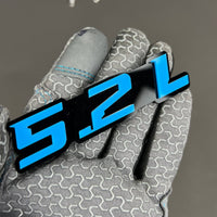1PCS 5.2L Badge – 3D Acrylic Car Truck Fender Tailgate Emblem Decal