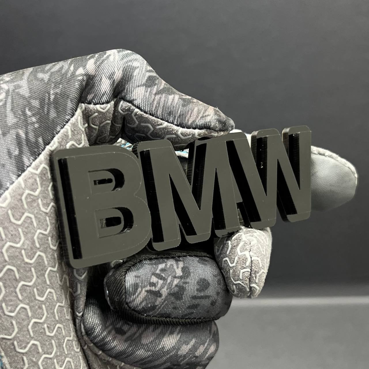 1PC BMW 3D Lettering Emblem – Exterior Badge Decal for Trunk, Fender, or Door