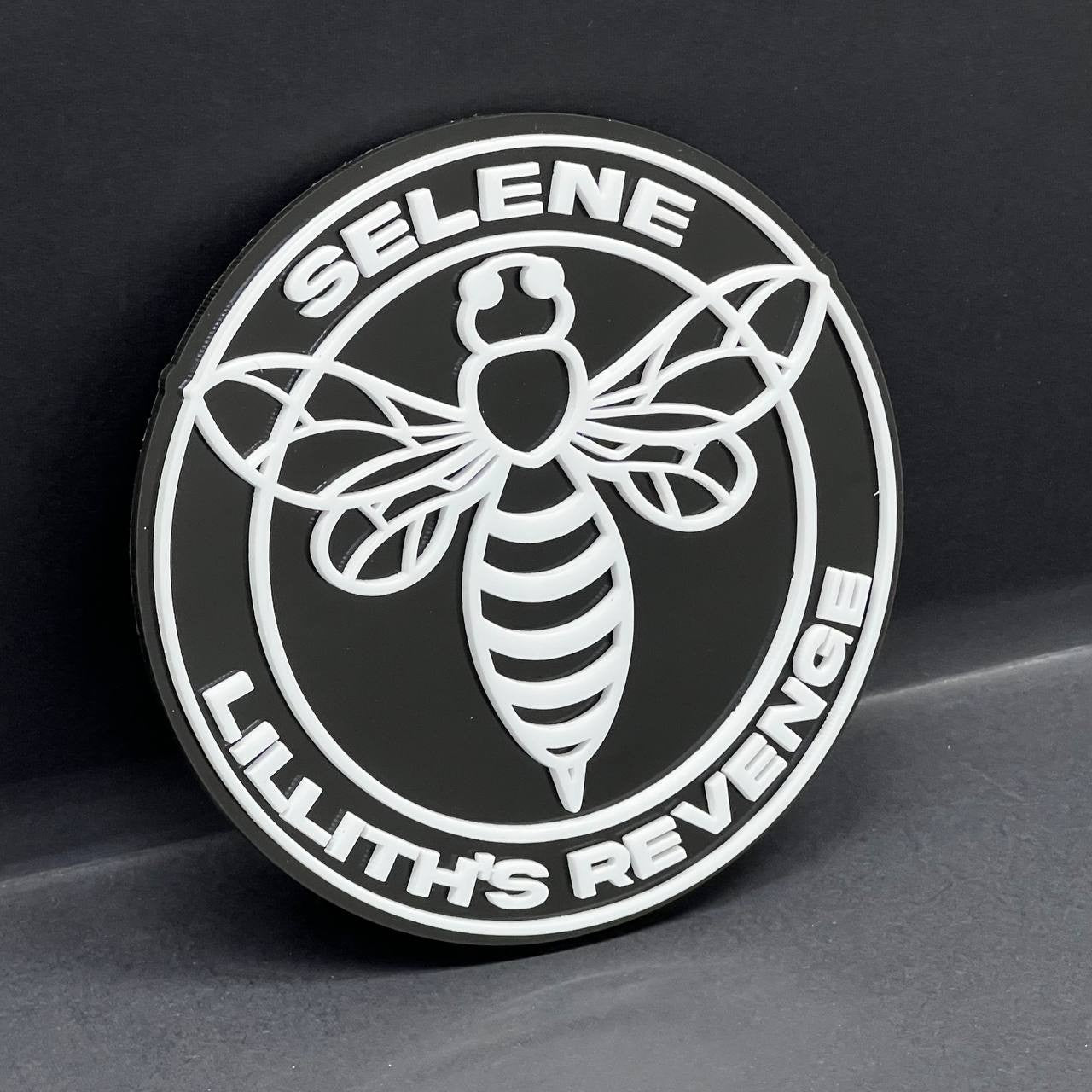 Custom LOGO company Emblem – Acrylic Car Badge w/ Your Text MULTICOLOR