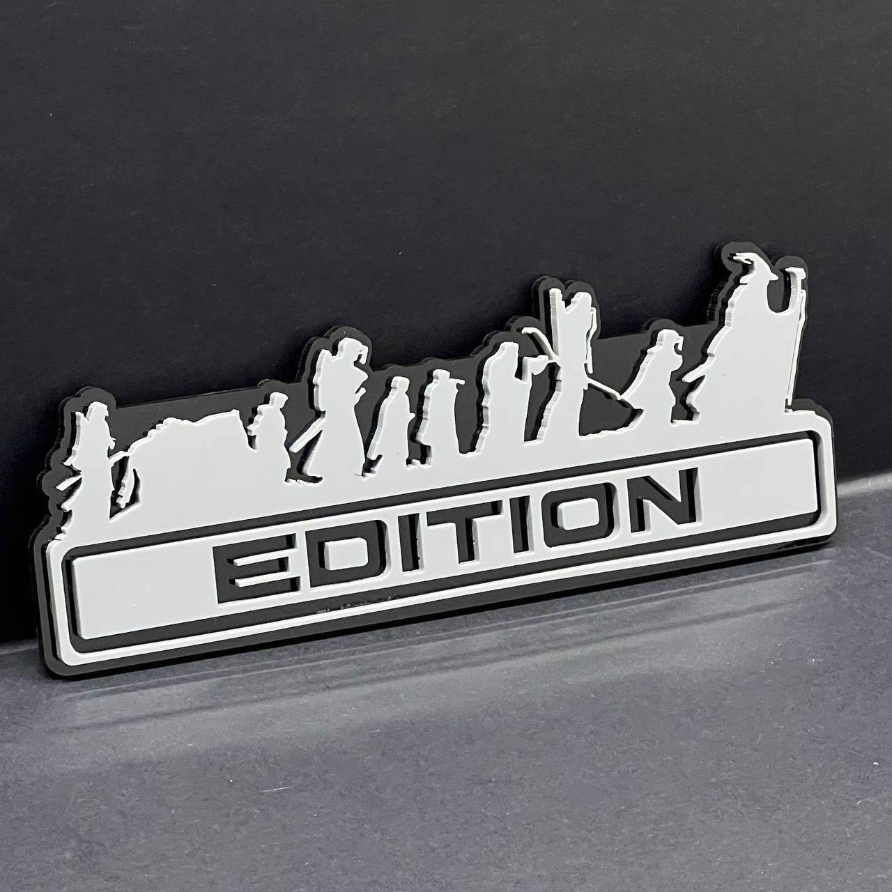 1PC LOTR Grey Edition Emblem Car Badges Badass 3D Sticker LOTR  Decal Multicolor