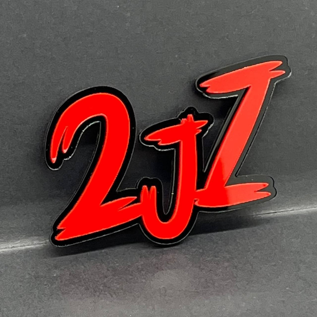 1PC 2JZ Engine Emblem – Custom 3D Multicolor Acrylic Exterior Fender Trunk Badge