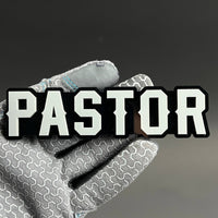 1PCS PASTOR Badge Decal – 3D Acrylic Car Truck Fender Tailgate Trunk Emblem