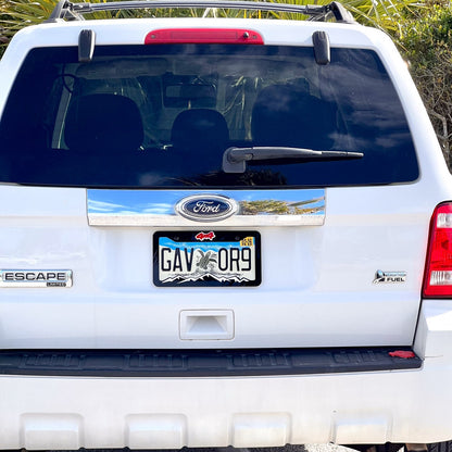 COLOR CHOICE Mountain License Plate Frame--Offroad-4x4