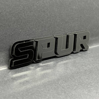 1pc SPUR Multicolor 3D Car Emblem – Easy Install Acrylic Badge for Cars & SUVs