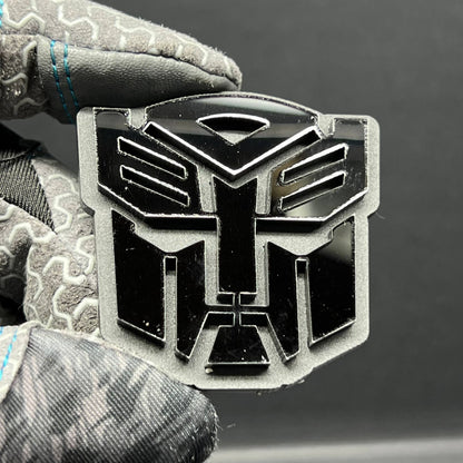 1pc Transformers Multicolor 3D Car Badge – Easy Install Acrylic Trunk & Fender