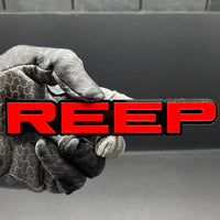 REEP 3D Emblem – Custom Multicolor Acrylic Car Exterior Badge (1PC)