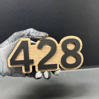 Door Custom 3D House Address Numbers – Laser Cut Door Sign Plaque