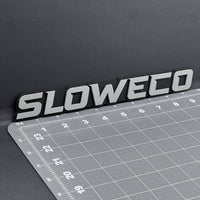 1PC SLOWECO Emblem – 3D Acrylic Tailgate Badge Decal for Car, Truck, SUV