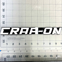 CRAP ON 3D Emblem – Custom Acrylic Exterior Badge Sticker for Car SUV Truck