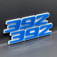 2PCS 392 Emblems – Multicolor 3D Acrylic Engine Fender & Trunk Badges