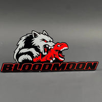1PCS BLOODMOON 3D Emblem Badge – Acrylic Fender Tailgate Trunk Car Truck Decal