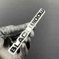 1PC Black Widow Emblem – Durable 3D Acrylic Multicolor Car & SUV Badge