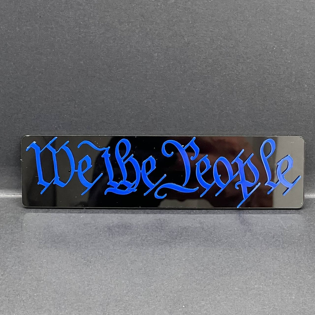 1PC We The People Badge Car Emblem – Patriotic Badge Logo for Car, Truck, or SUV