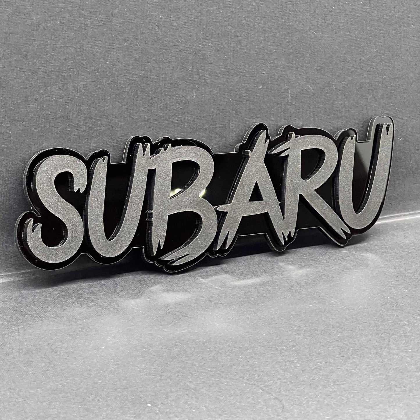 1pcs Subaru 3D Emblem – Multicolor Acrylic Car Badge Decal for Fender & Trunk