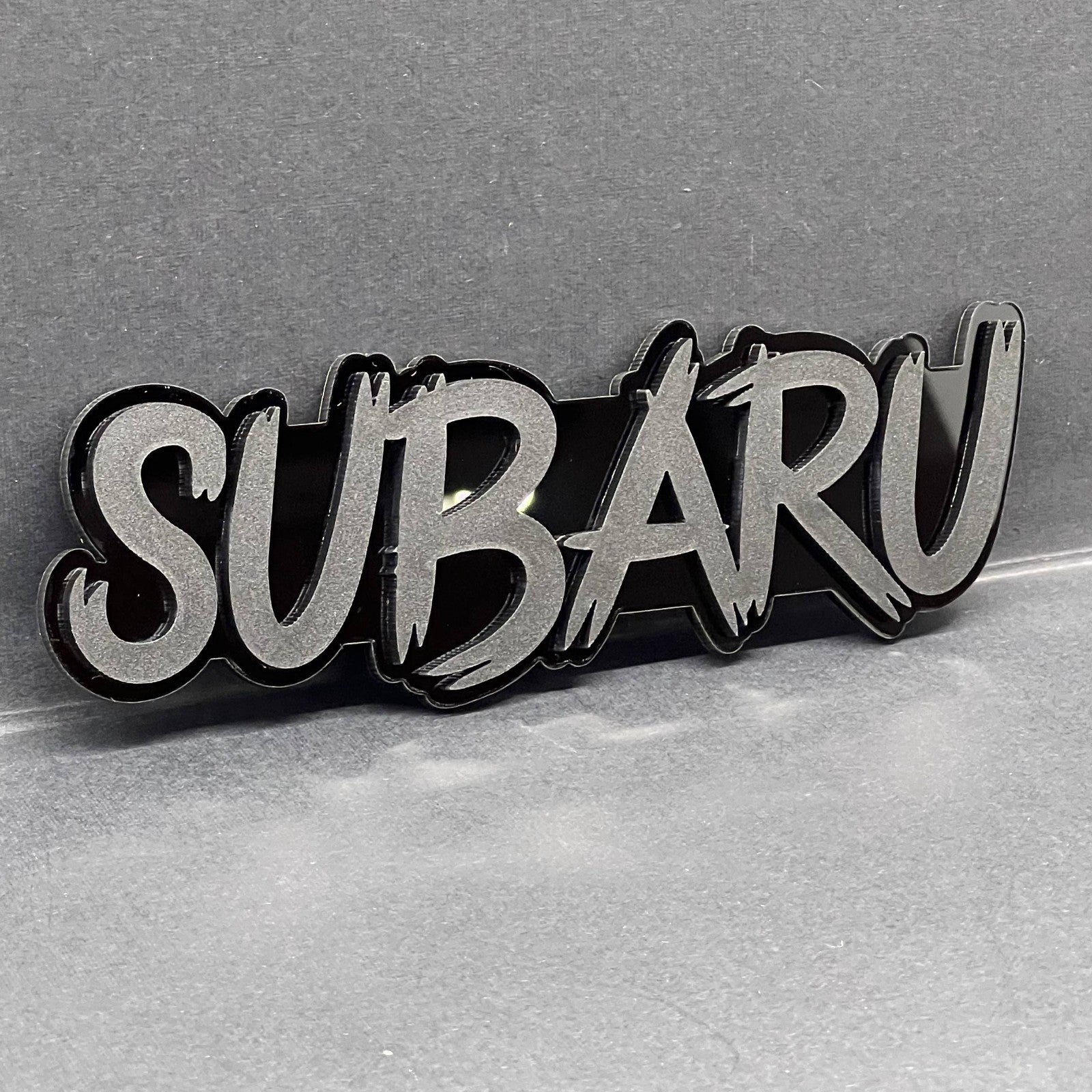 1pcs Subaru 3D Emblem – Multicolor Acrylic Car Badge Decal for Fender & Trunk