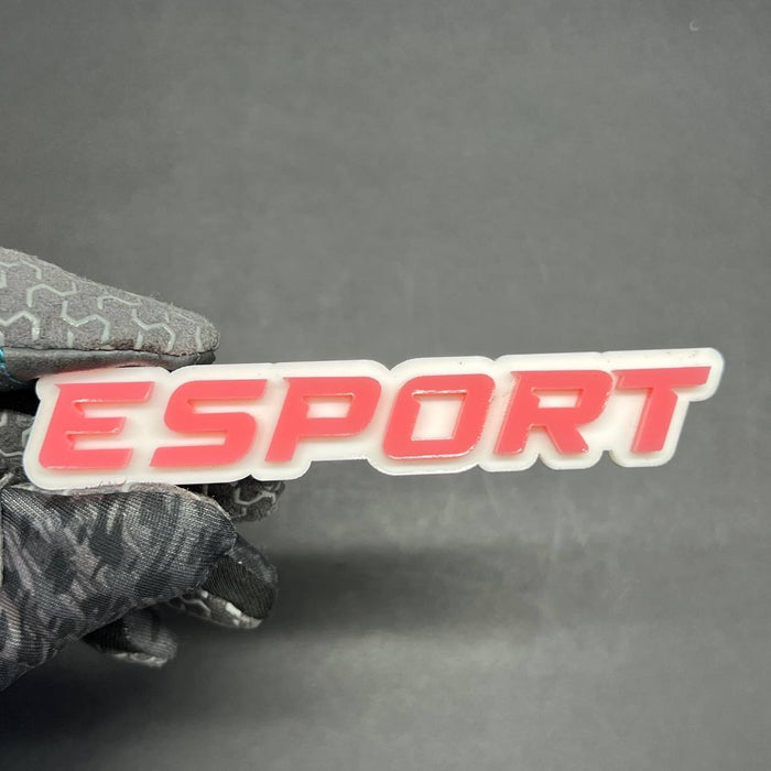 1PC ESPORT Emblem – 3D Acrylic Multicolor Tailgate Fender Car Truck SUV Badge