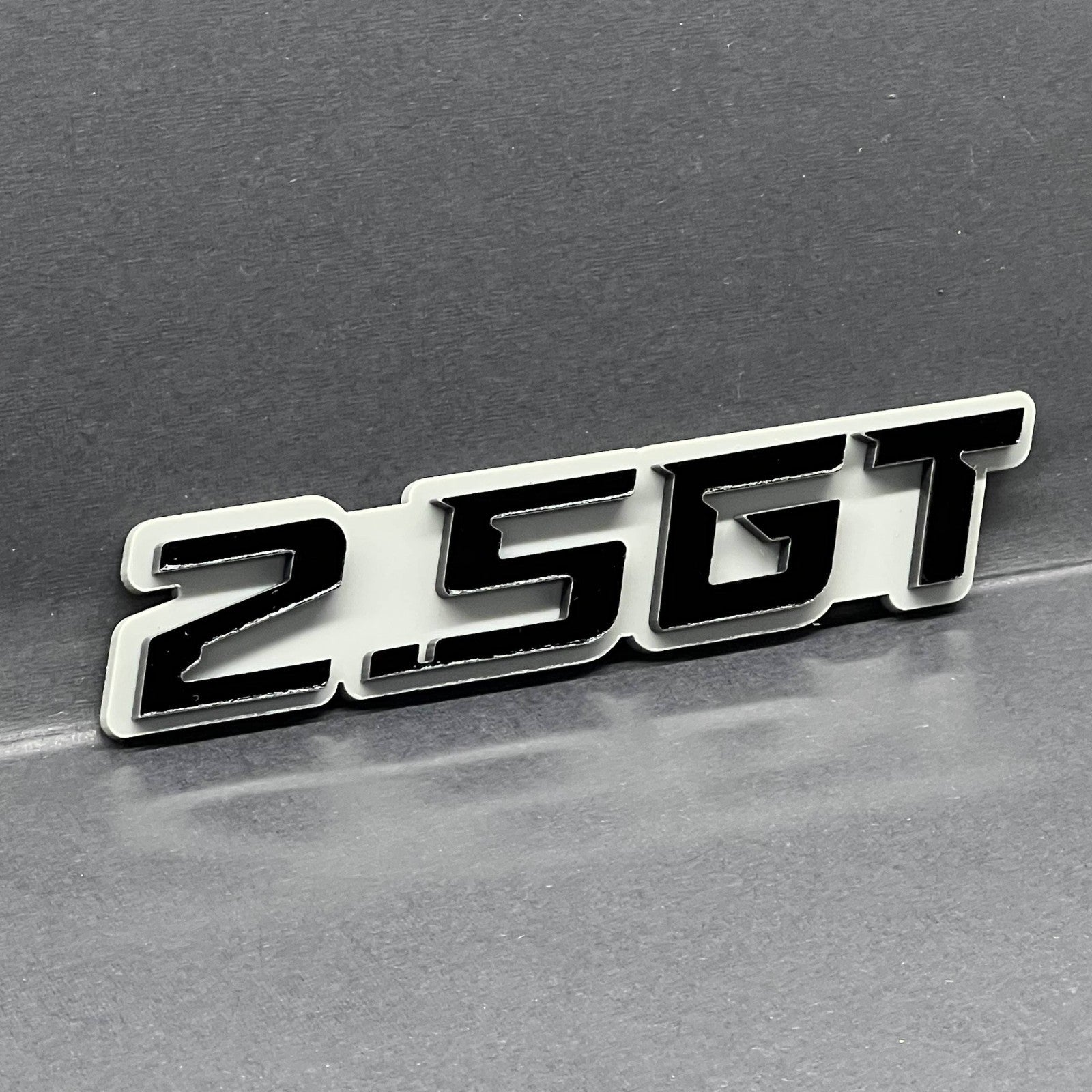 2.5 GT Multicolor 3D Emblem – Durable Acrylic Badge for SUBARU Vehicles