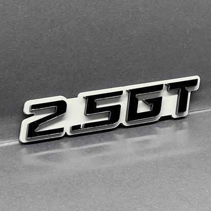 2.5 GT Multicolor 3D Emblem – Durable Acrylic Badge for SUBARU Vehicles