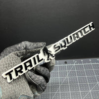 1PC Sasquatch Trail Emblem Durable Multicolor Acrylic Car Truck Fender Tailgate