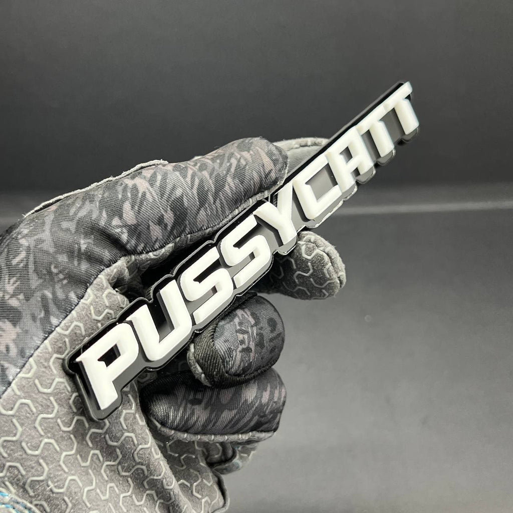 1PC PUSSYCATT Emblem – 3D Acrylic Tailgate or Fender Badge for Truck SUV Car