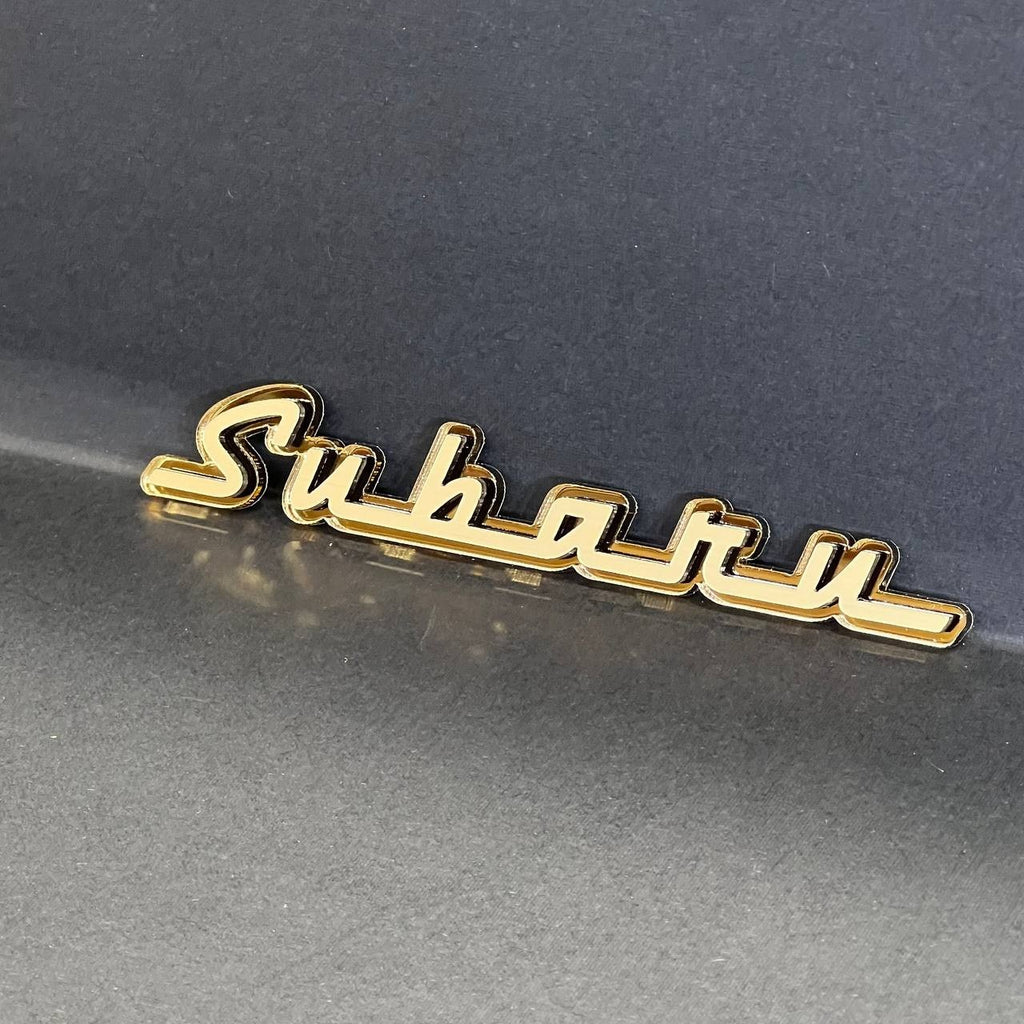 1PC Subaru Emblem – 3D Acrylic Fender or Trunk Badge for Subaru Models