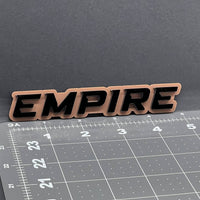 1PC EMPIRE Emblem – Multicolor 3D Acrylic Fender or Tailgate Car Badge Decal