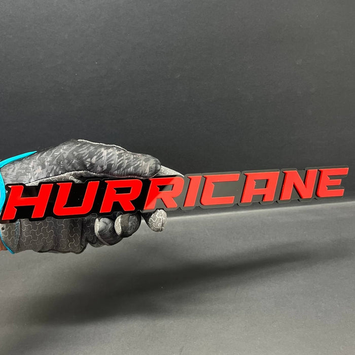 1PC HURRICANE 3D Emblem Multicolor Custom Badge Sticker for Car SUV TRUCK