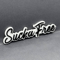 1PC SUCKA FREE Emblem – Custom 3D Multicolor Acrylic Car & Truck Badge