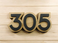 Door Sign Numbers Laser Cut Custom House Numbers Address Plaques 3d