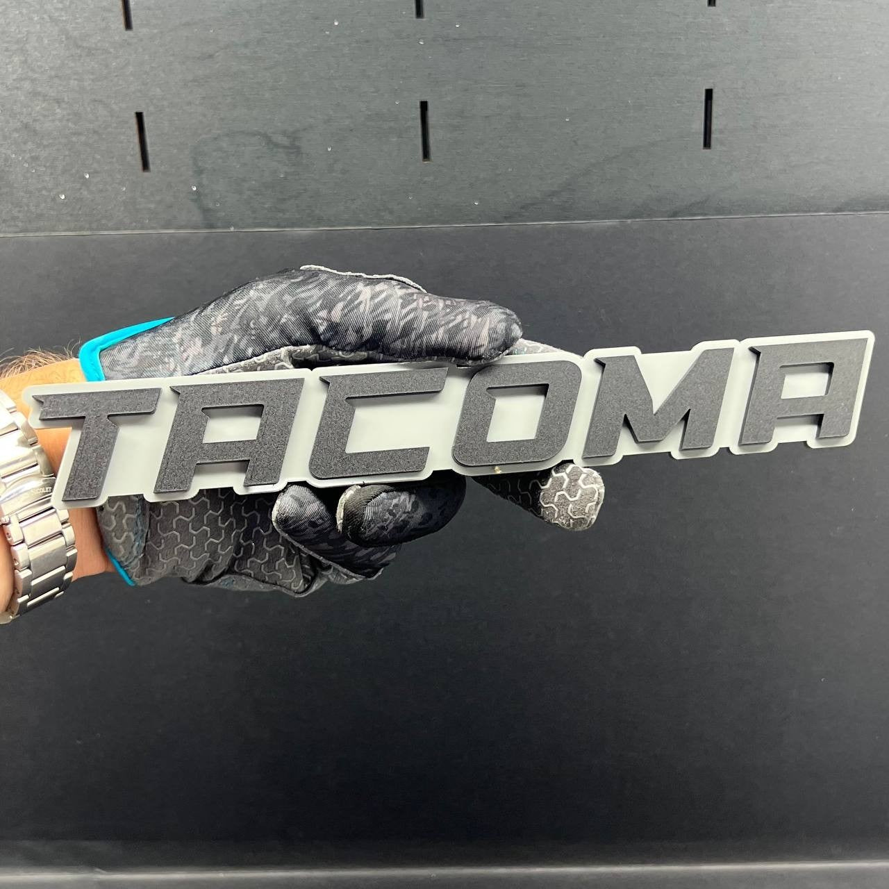1PC Tacoma Emblem – 3D Custom Acrylic Car Tailgate Fender Badge Decal