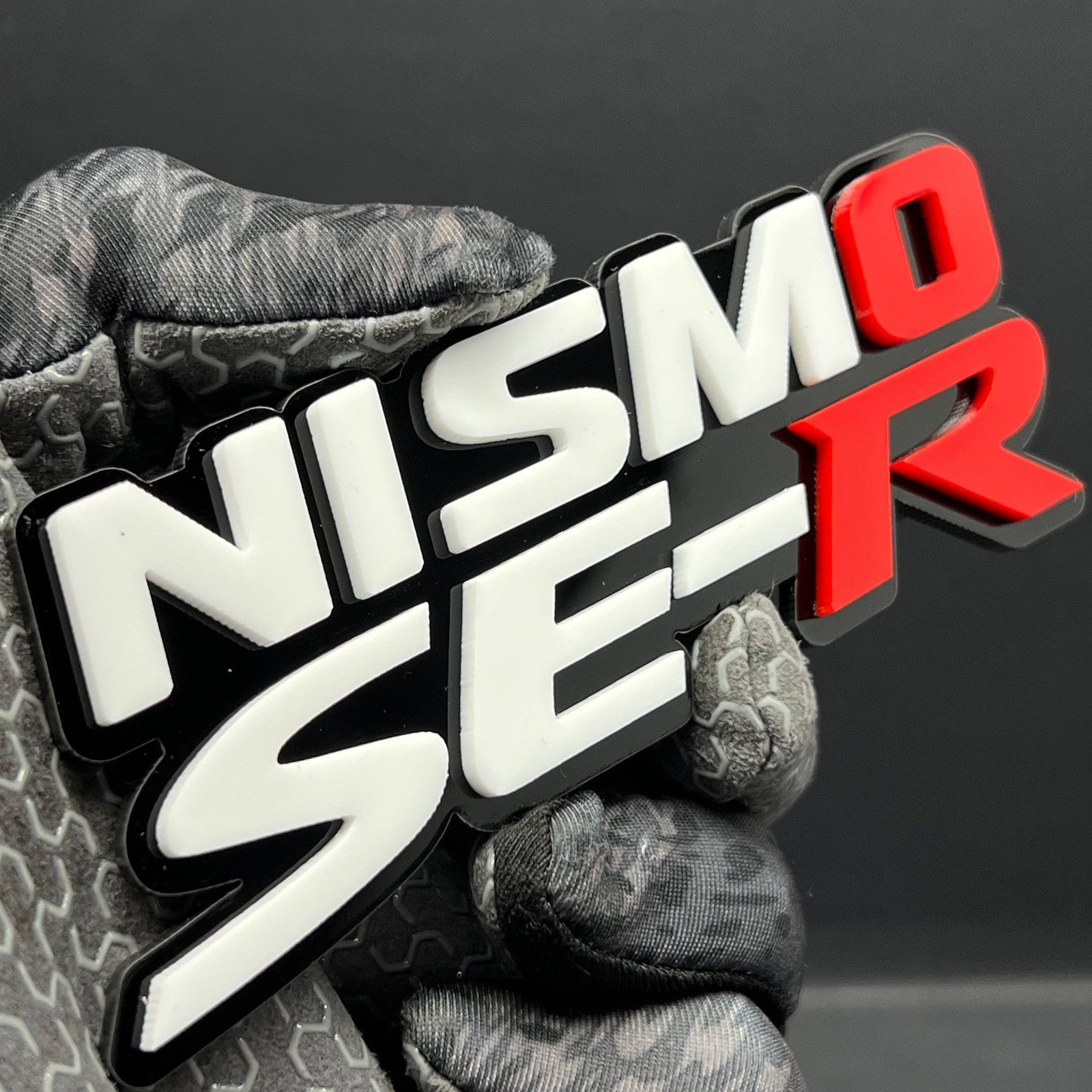 1pcs NISMO SE-R Multicolor 3D Car Emblem – Durable Acrylic Fender & Trunk Decal