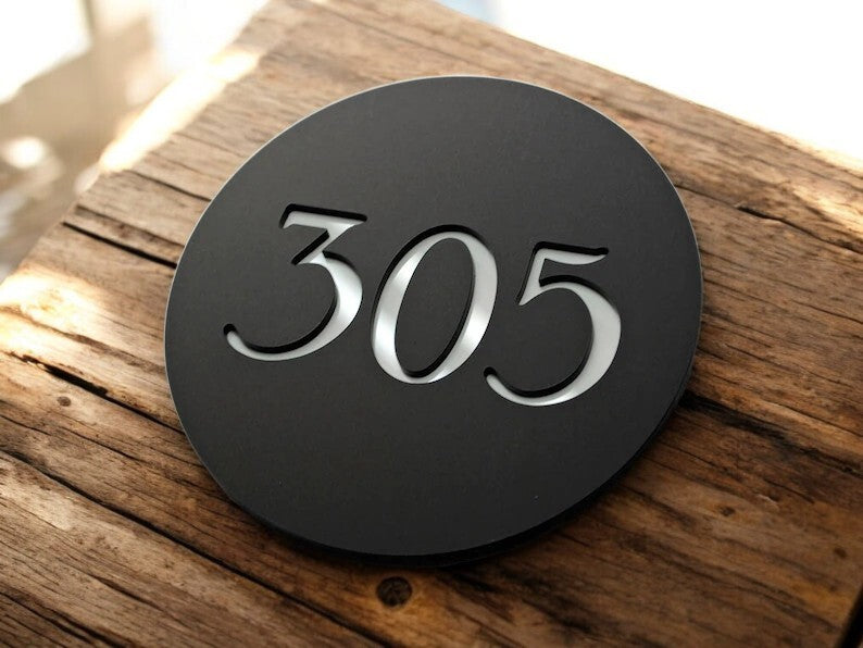 Door Numbers Door Signs House Number Plaques Personalised Custom Number Plate