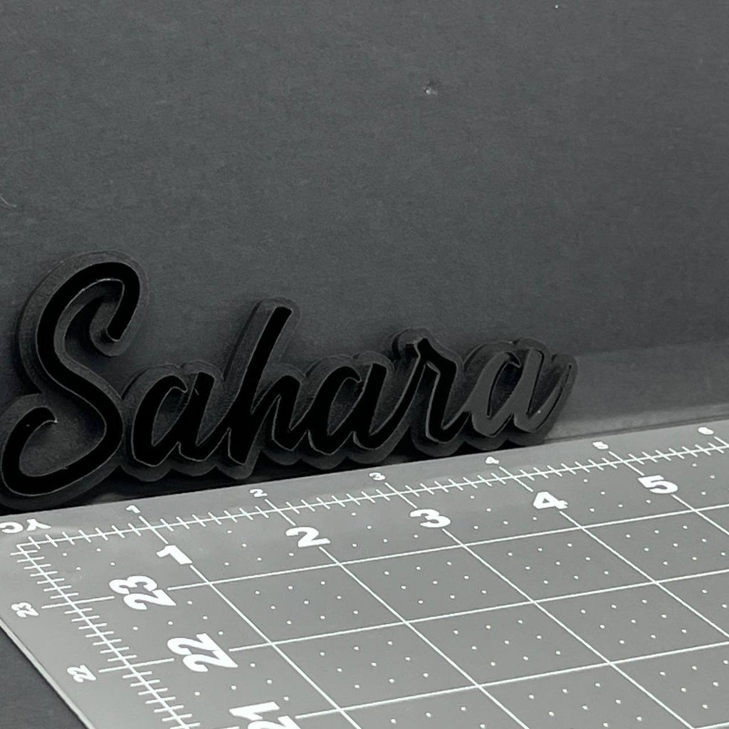 1PC SAHARA Emblem – 3D Acrylic Multicolor Fender or Tailgate Car Badge Decal