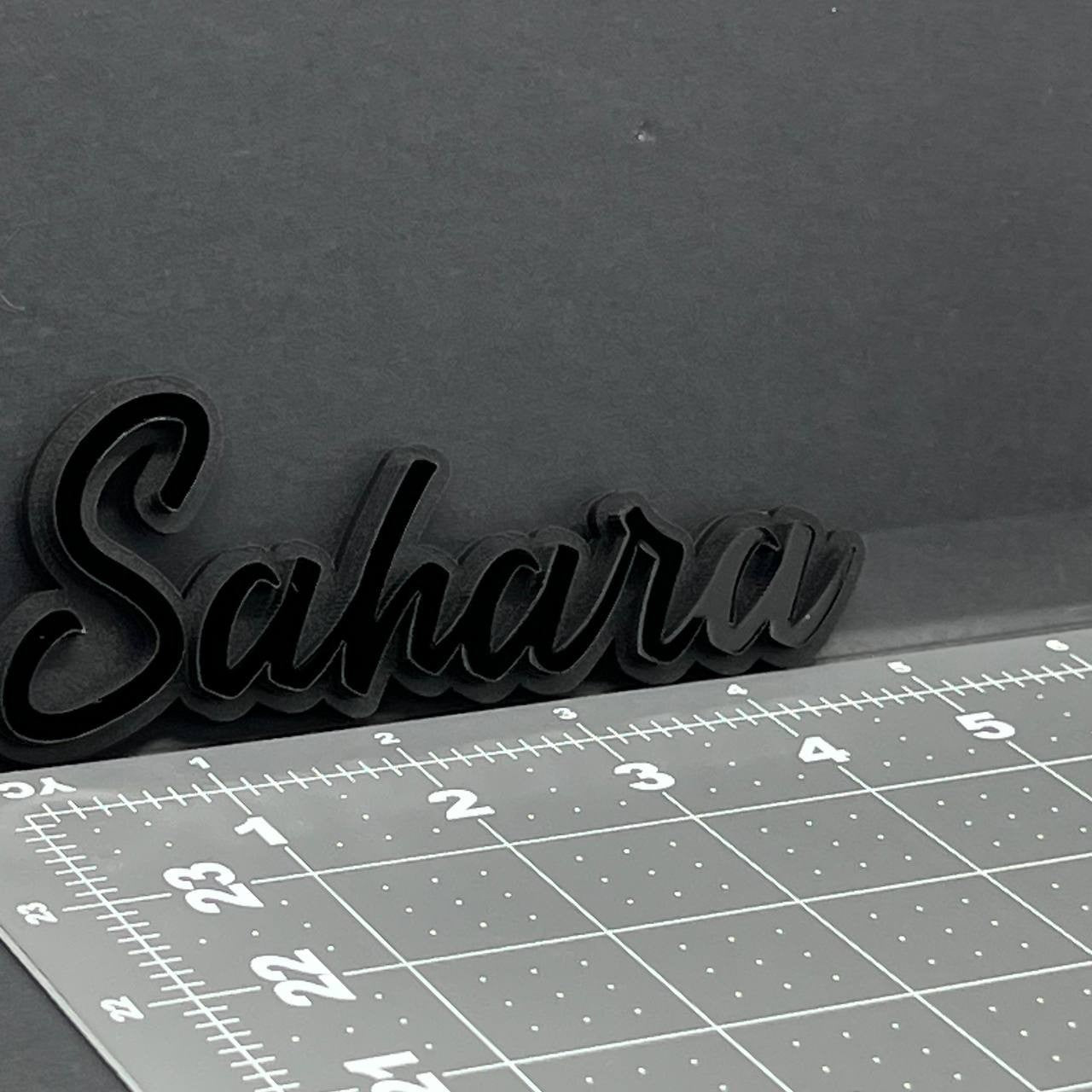 1PC SAHARA Emblem – 3D Acrylic Multicolor Fender or Tailgate Car Badge Decal