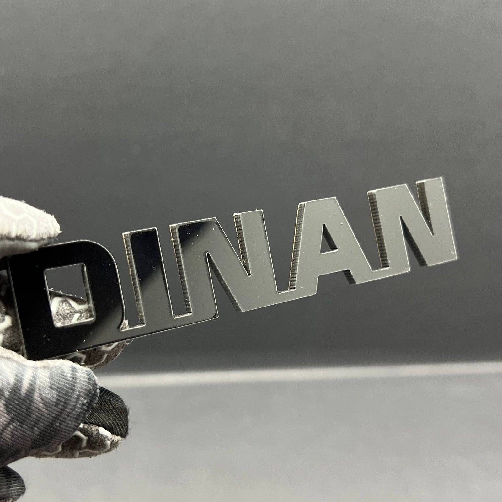 DINAN Multicolor 3D Car Emblem – Easy Install Acrylic Trunk & Fender Sticker