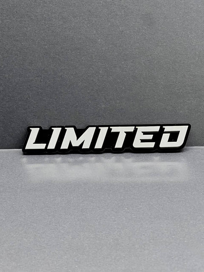 LIMITED Emblem Car/Truck, (2) BADGES, Fender Emblem  Agressive Raging