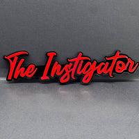 1PC THE Instigator Emblem – 3D Acrylic Multicolor Car Truck SUV Tailgate Badge