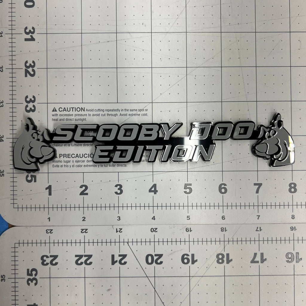 1PC Scooby Doo Edition Emblem – 3D Multicolor Acrylic Fender & Trunk Badge
