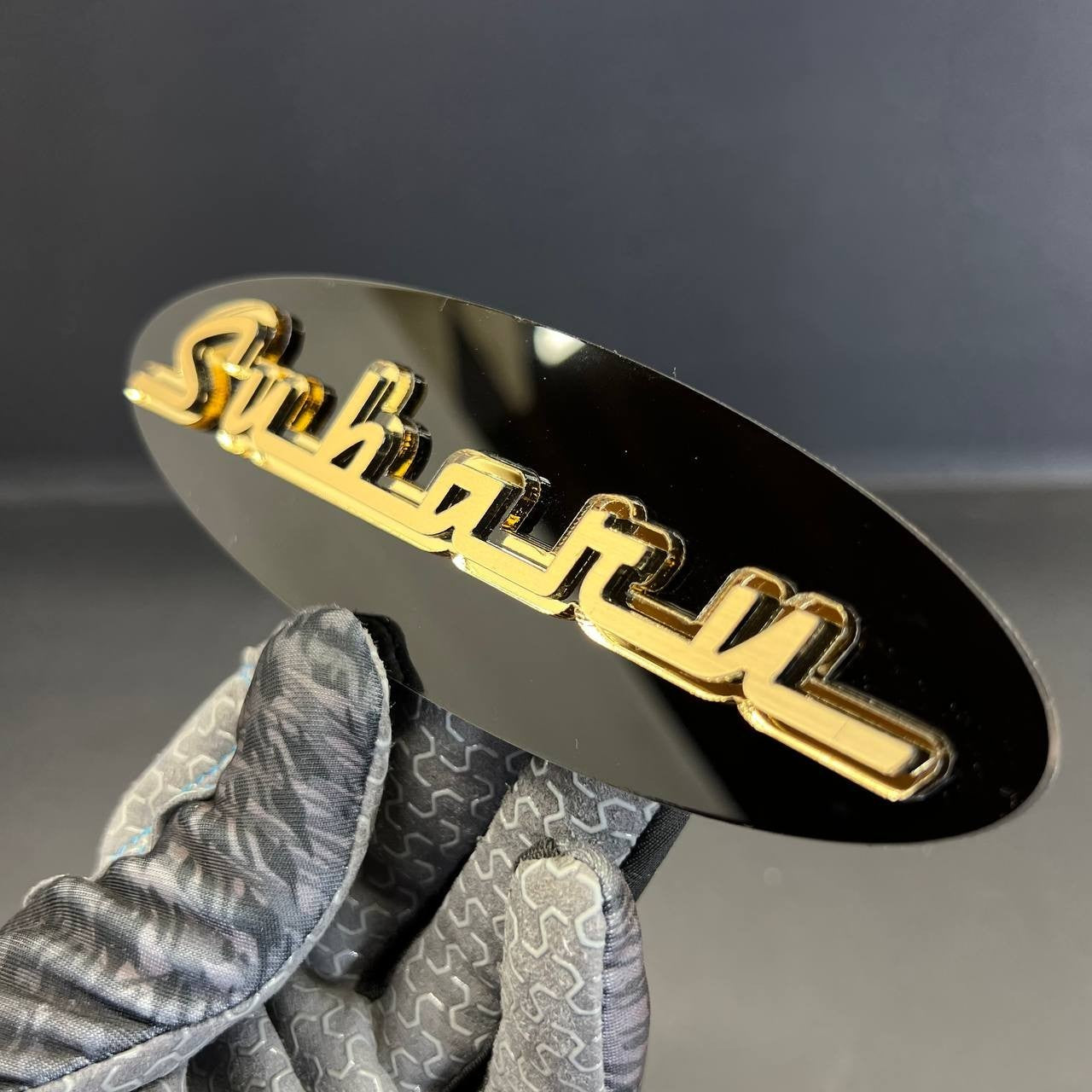 1PC Subaru 3D Emblem – Exterior Fender or Trunk Badge for Subaru Vehicles