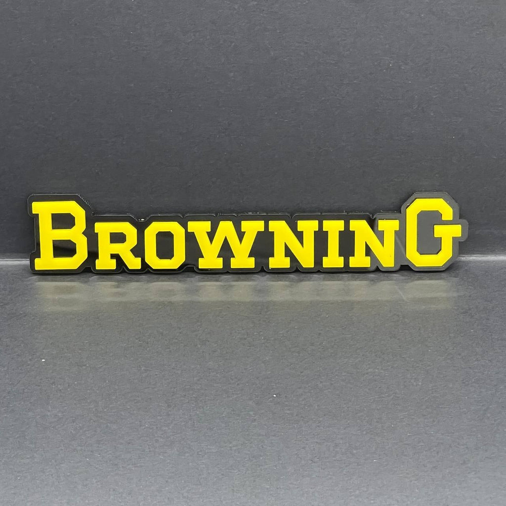 1PC Browning Emblem Custom Fender or Tailgate Badge for Car, SUV, or Truck