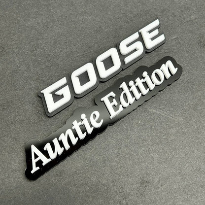 Customized Car Acrylic Emblem Badge MULTI COLOR Custom Text Names
