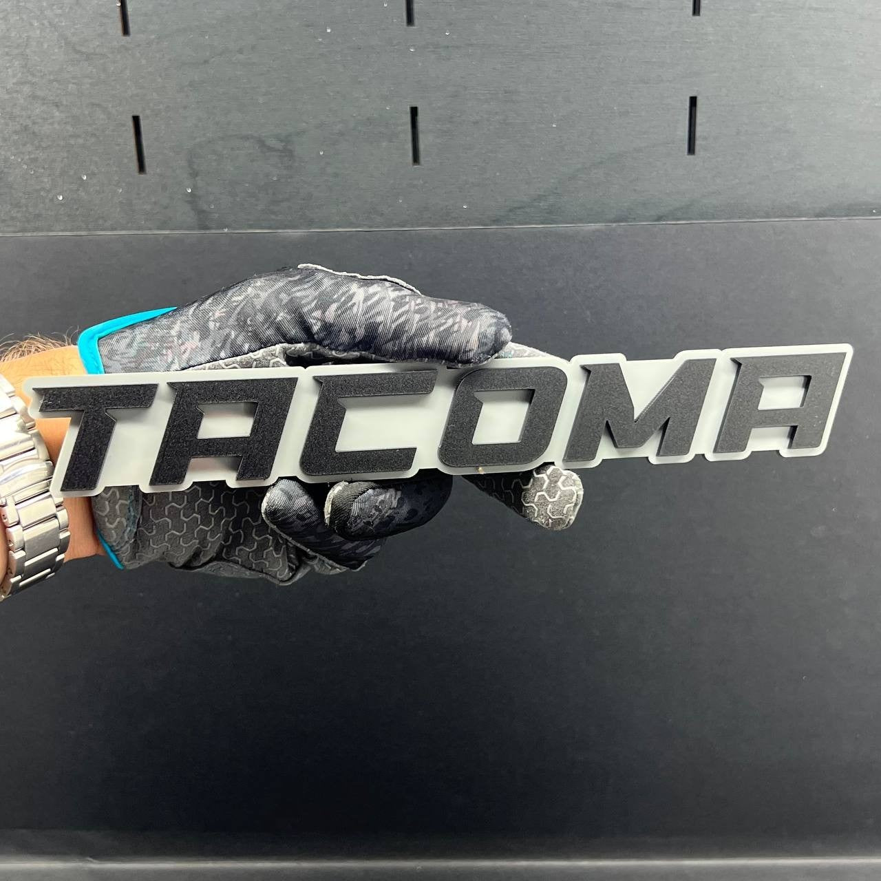 1PC Tacoma Emblem – 3D Custom Acrylic Car Tailgate Fender Badge Decal