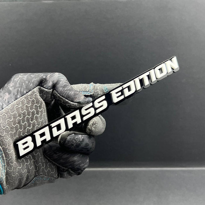 Badass Edition Emblem Badge – Custom 3D Acrylic Car Sticker Decal (1PC)