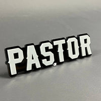 1PCS PASTOR Badge Decal – 3D Acrylic Car Truck Fender Tailgate Trunk Emblem