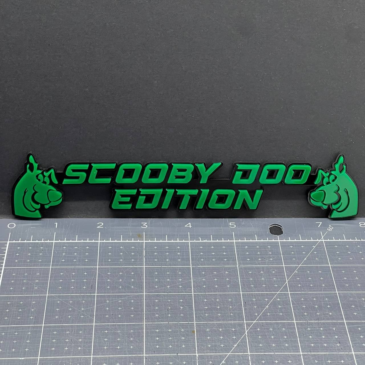 1x Scooby Doo Edition Emblem – 3D Multicolor Acrylic Car Badge Decal Sticker